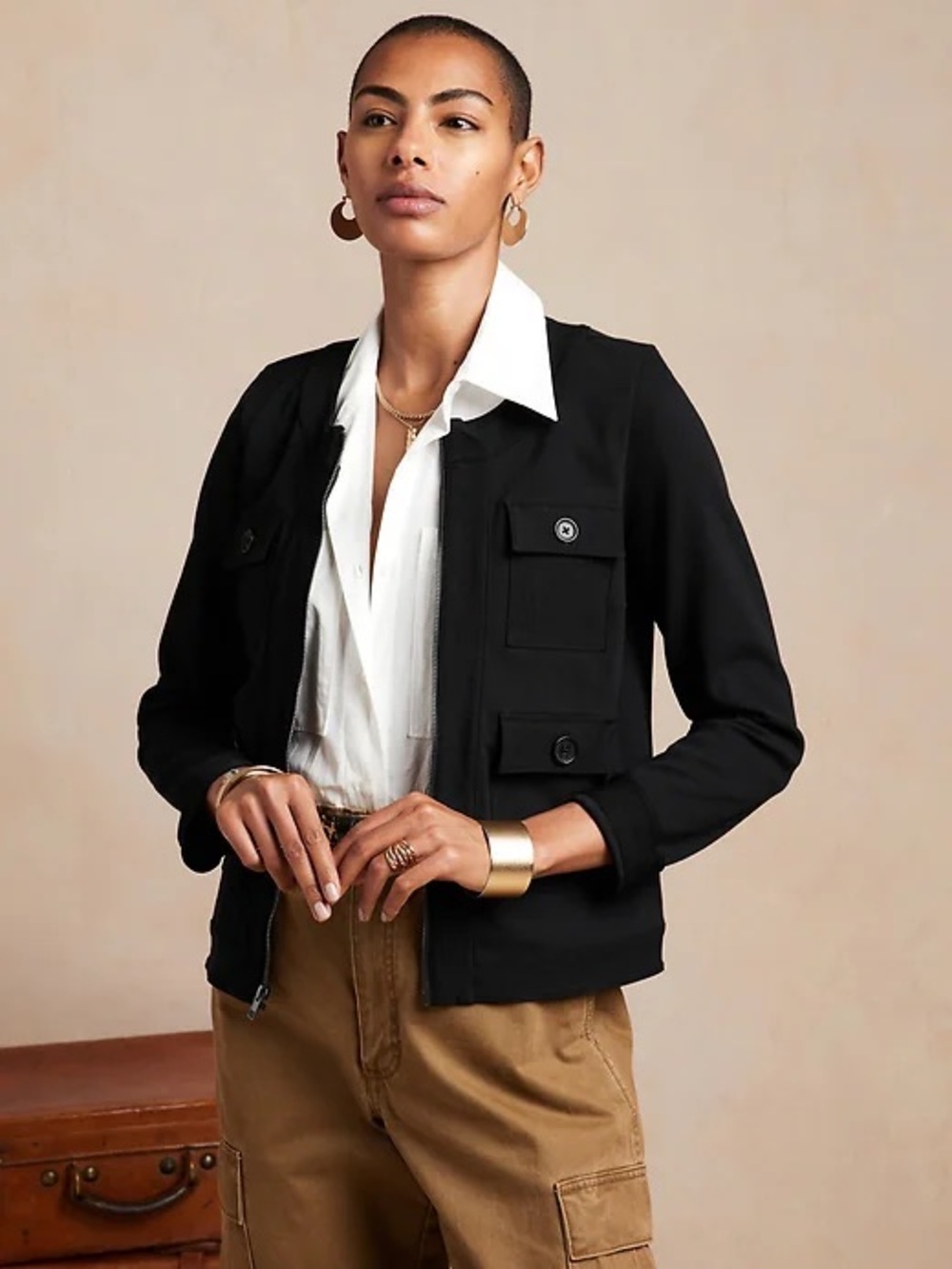 Banana Republic Utility Knit Jacket
